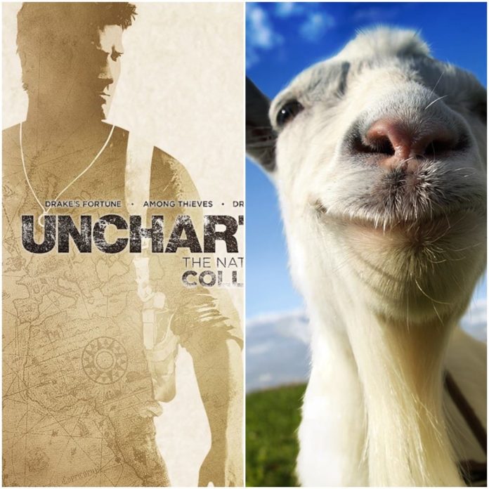 PS Plus January - Uncharted Nathan Drake and Goat Simulator