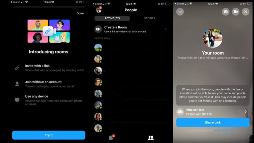Facebook Launches Messenger Chat Rooms For Users Globally