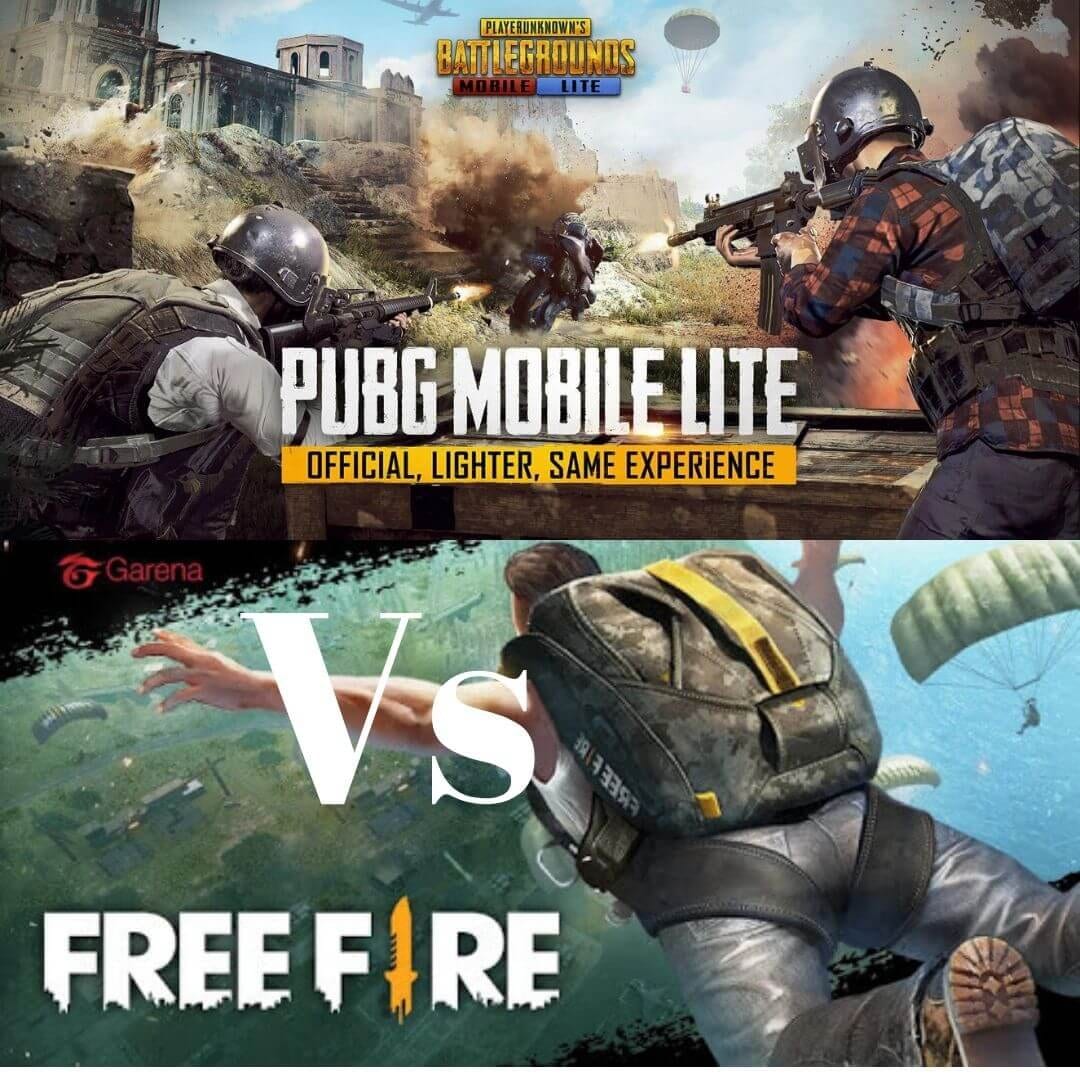 pubgm lite vs free fire