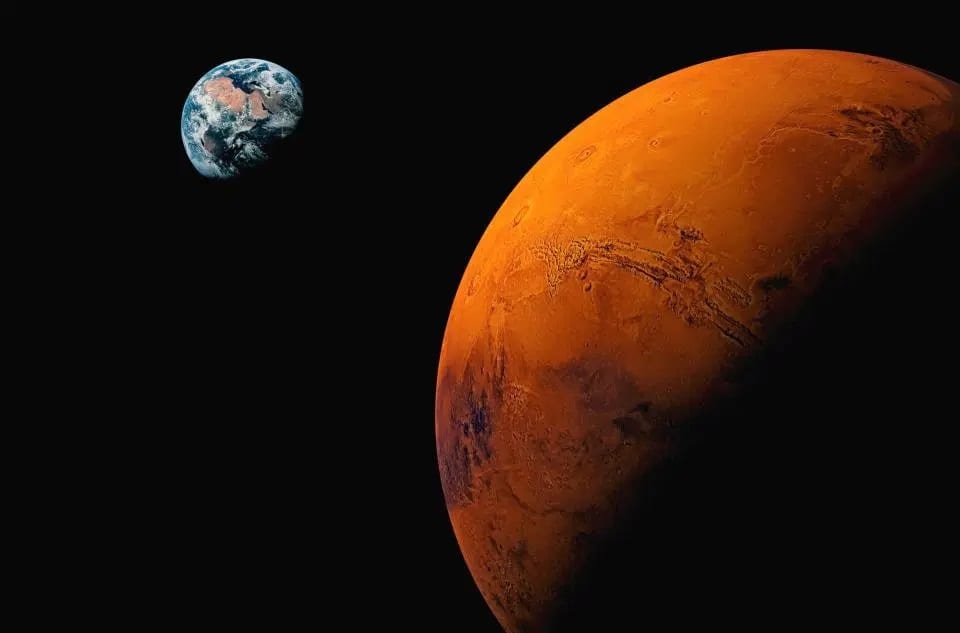 Earth Mars