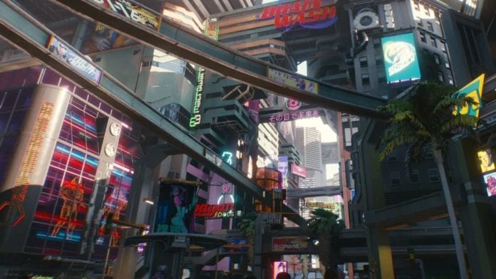 Cyberpunk 2077 city next-gen visuals