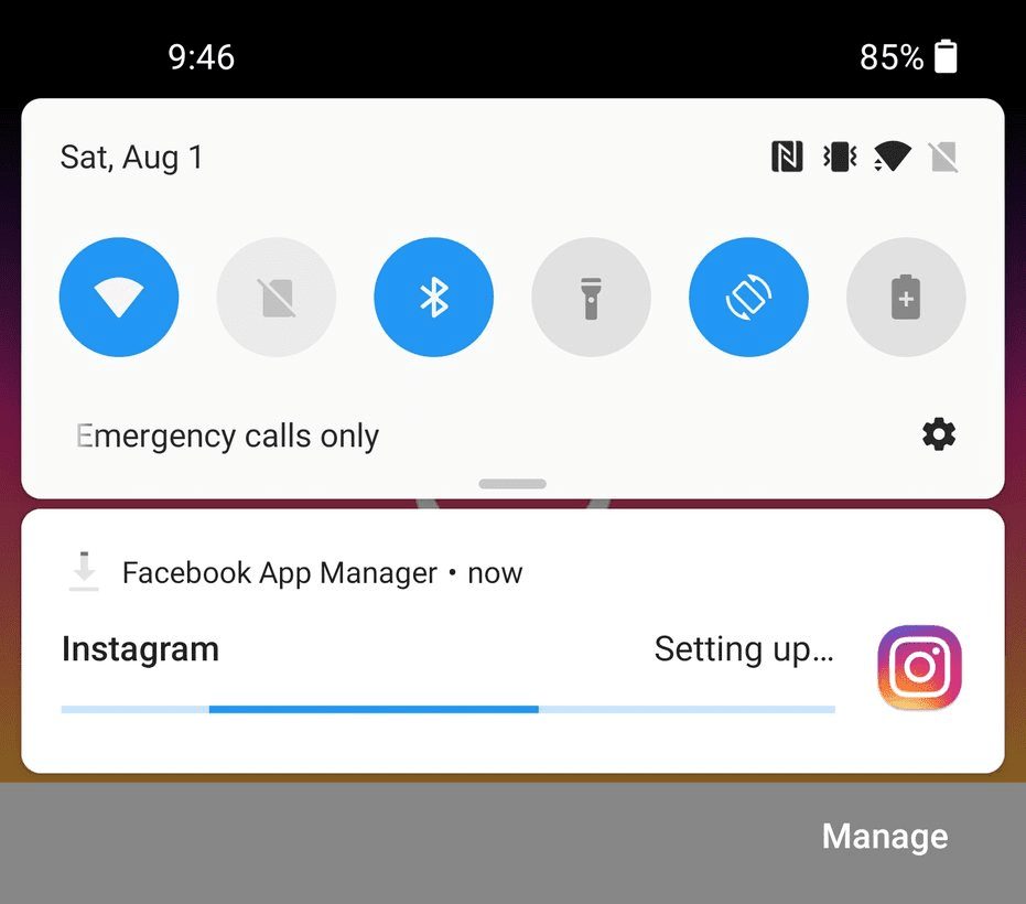 Facebook Bloatware Services automatically installing Instagram on Max's OnePlus Nord