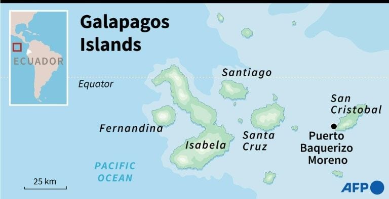 galapagos map