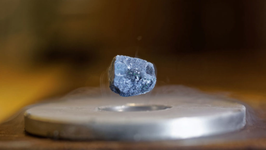 A superconductor can conduct electricity without offering almost any resistance.