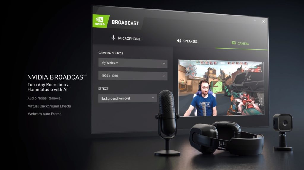NVIDIA Broadcast Engine For Game Streamers