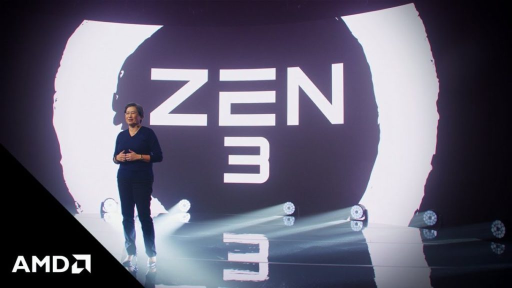 Lisa Su introduces AMD's Zen 3 (Ryzen 5000) CPUs