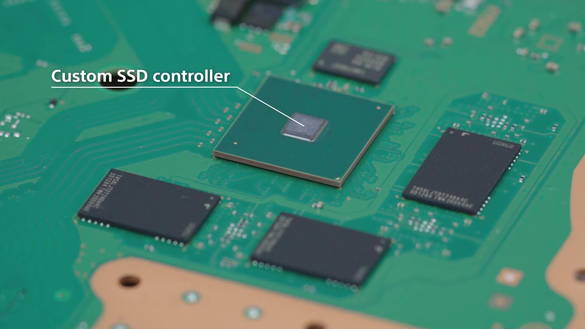 PS5 teardown - Internal Custom SSD Controller