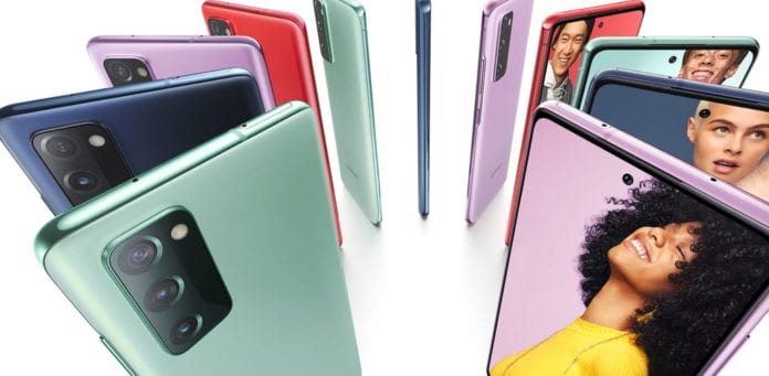 Samsung Galaxy S20 FE is available in 5 colours