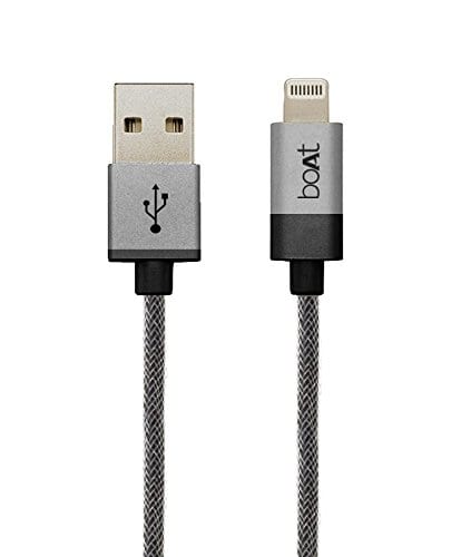 Boat Apple Certified Lightning to USB Braided Cable