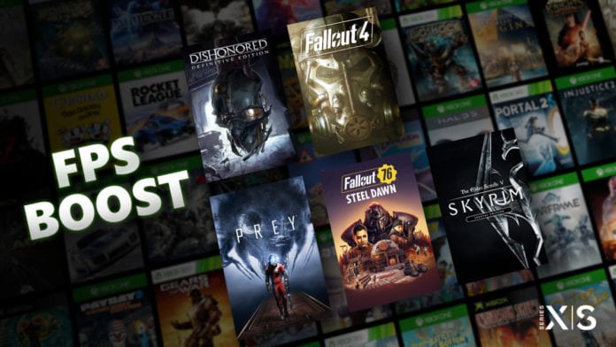 Five Bethesda titles get the FPS boost feature on next-gen Xbox consoles.