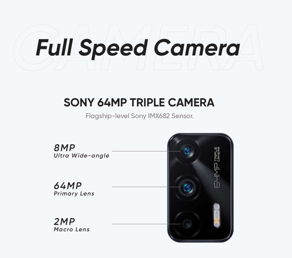 The Realme X7 Max 5G will get a triple camera setup.