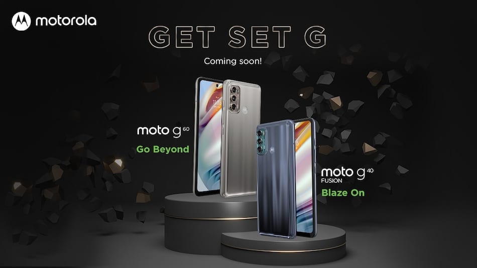 Moto G60 and G40 smartphones
