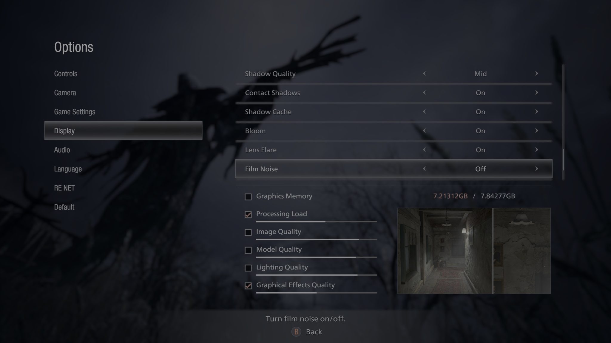 Resident Evil Village Graphics Options 6