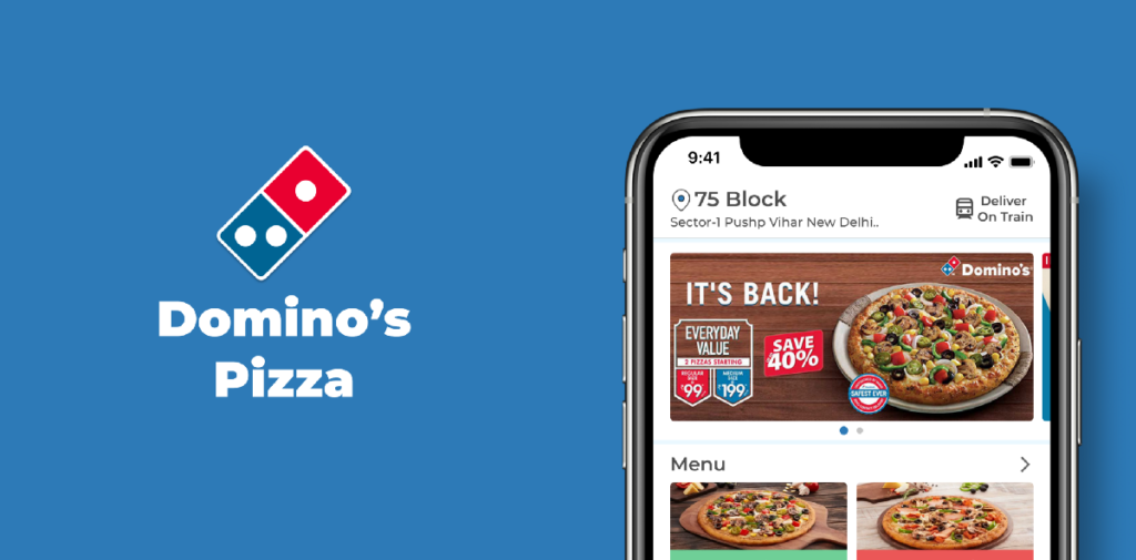 Domino's India delivers across multiple stores in major cities and accepts tons of order online. 