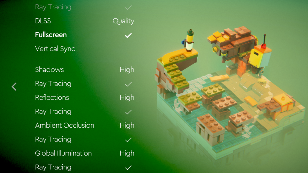 Lego Builder's Journey PC Graphics Settings