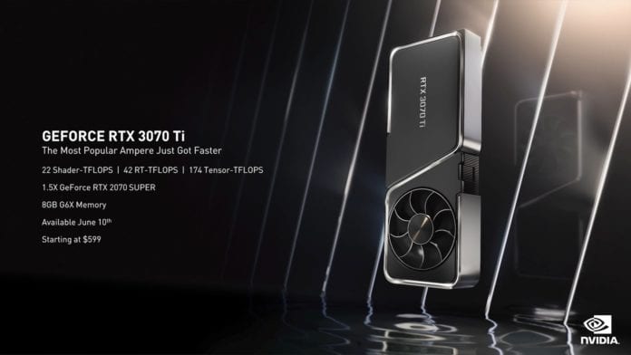 NVIDIA GeForce RTX 3070 Ti Specs