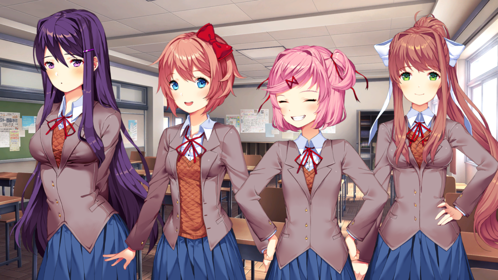 DDLC Plus Review All Characters