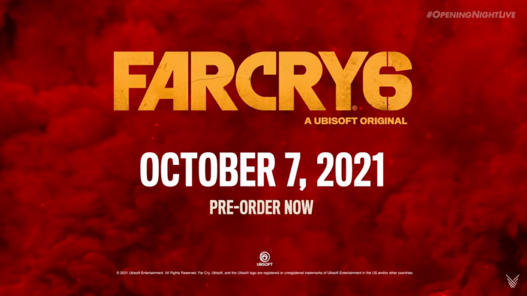 Far Cry 6 date